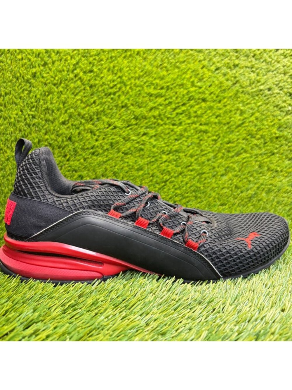 Puma Axelion Spark Mens Size 11 Black Athletic Running Training Shoes Sneakers